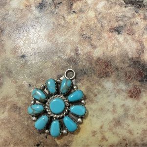 Navajo turquoise pendant